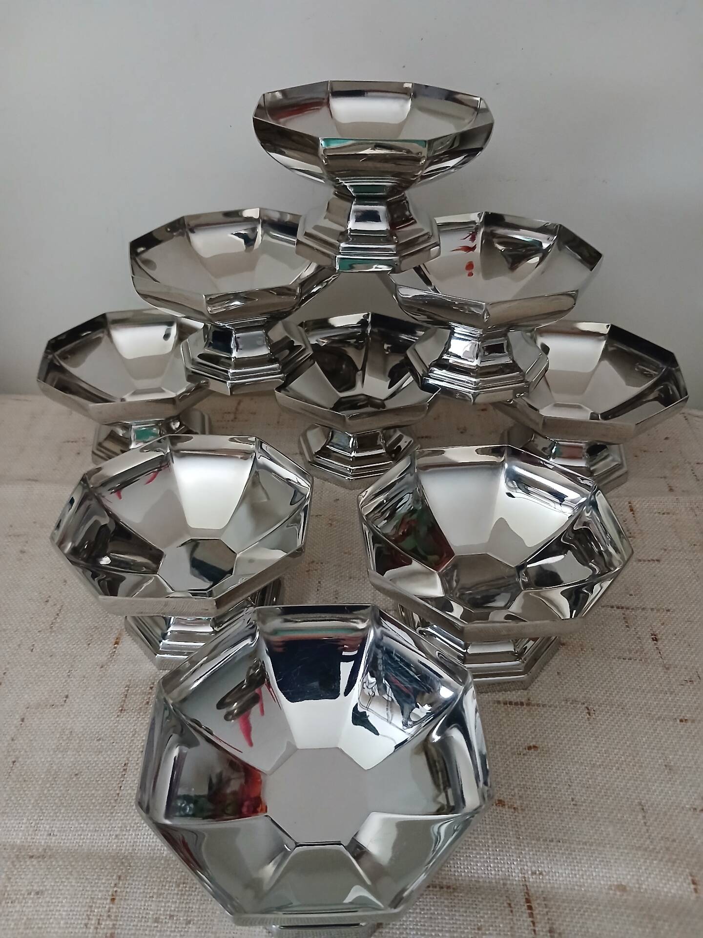Coupes jean couzon acier chromé inoxydable