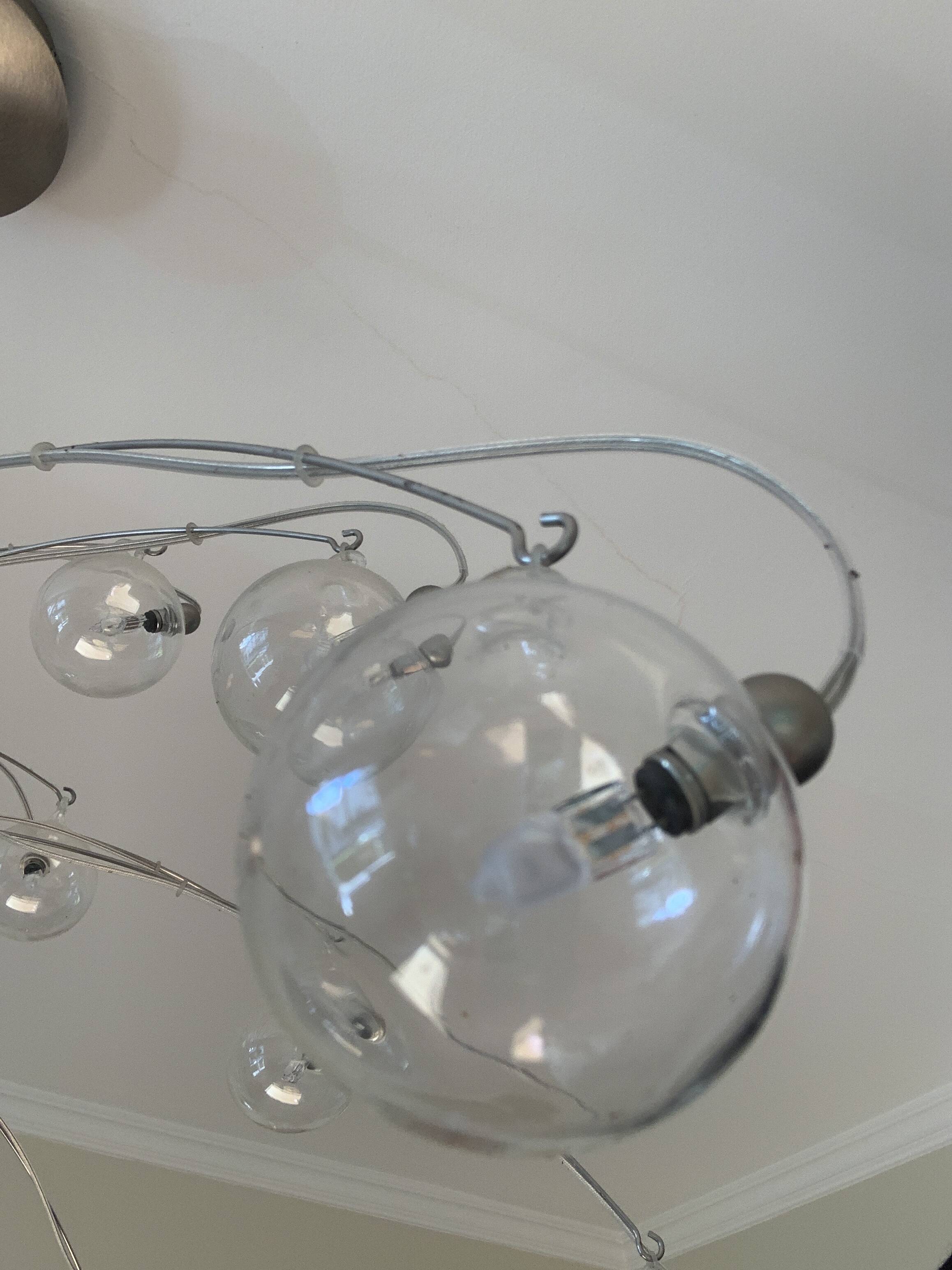 Lustrous glass bubbles