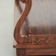 Elegant wooden  bookcase with a classic English look from the 20th century