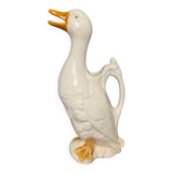 Saint Clément, duck pitcher in slip, early 20th century