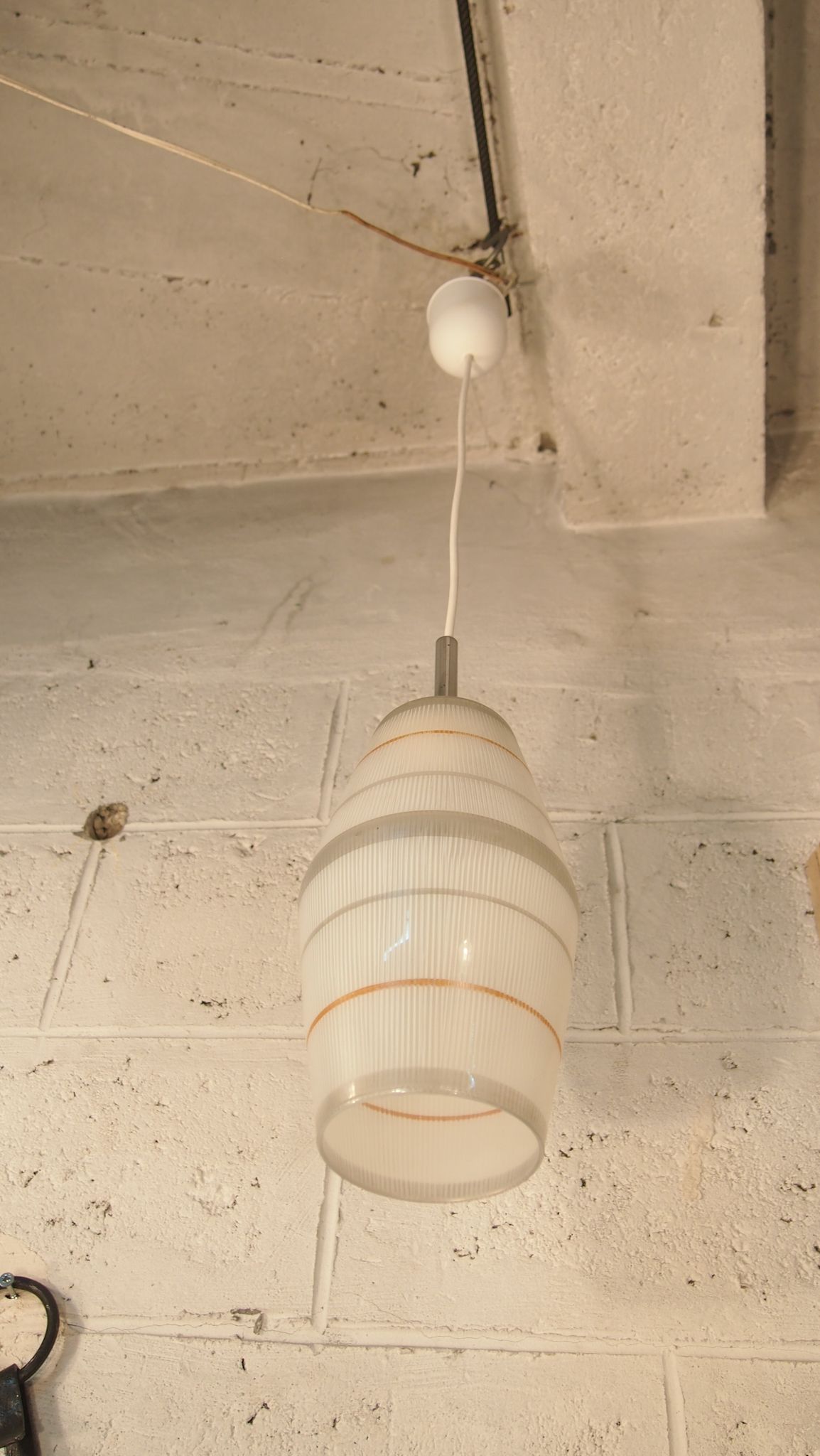Hanging Lunel Lantern Texture Mid Century