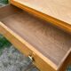 Art Deco chest of drawers with 4 drawers in light wood