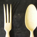 Paire de couverts à salade
