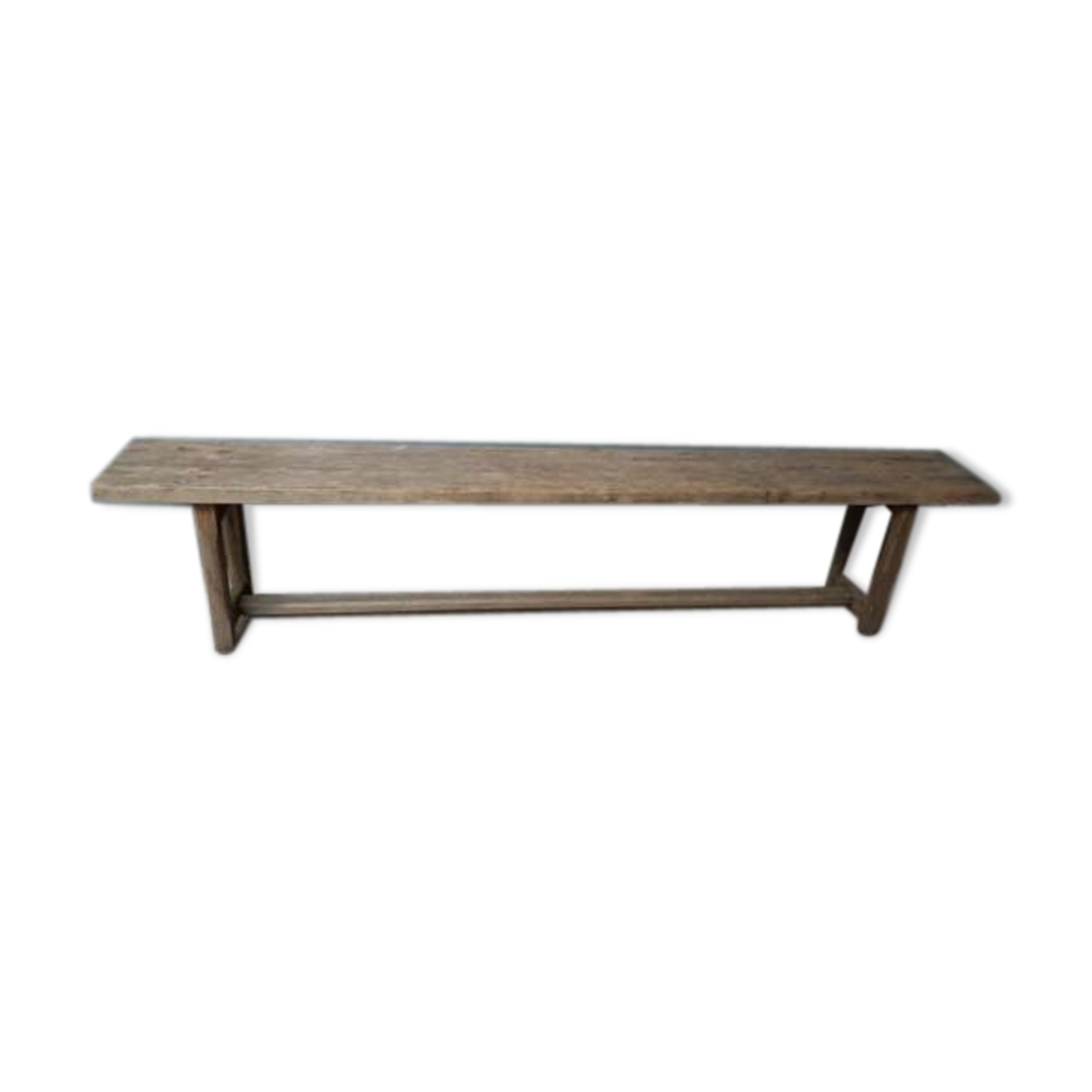 Old brocante bench oak