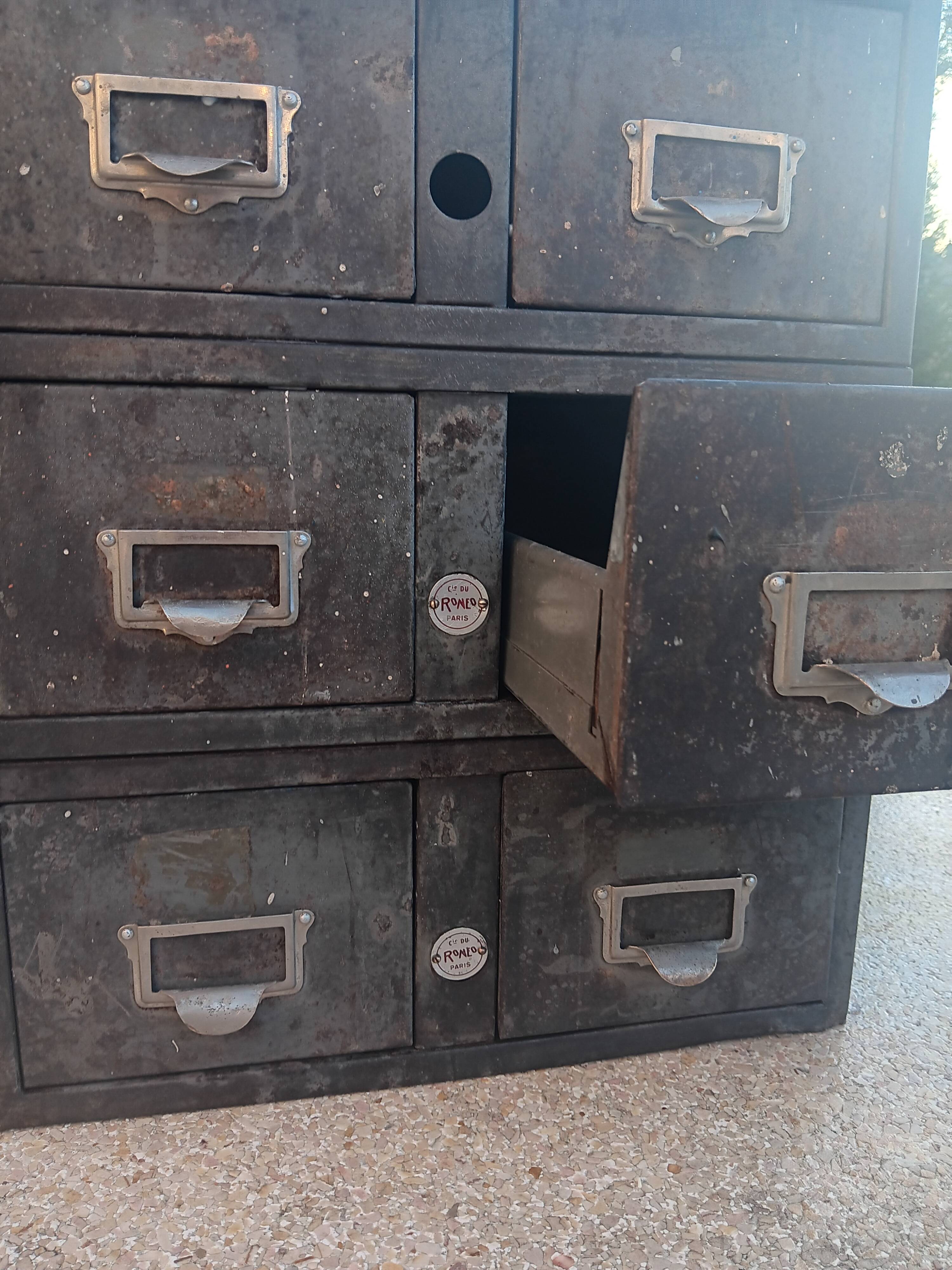 Industrial drawer furniture Ronéo