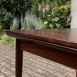 Scandinavian extendable rosewood dining table - 1960