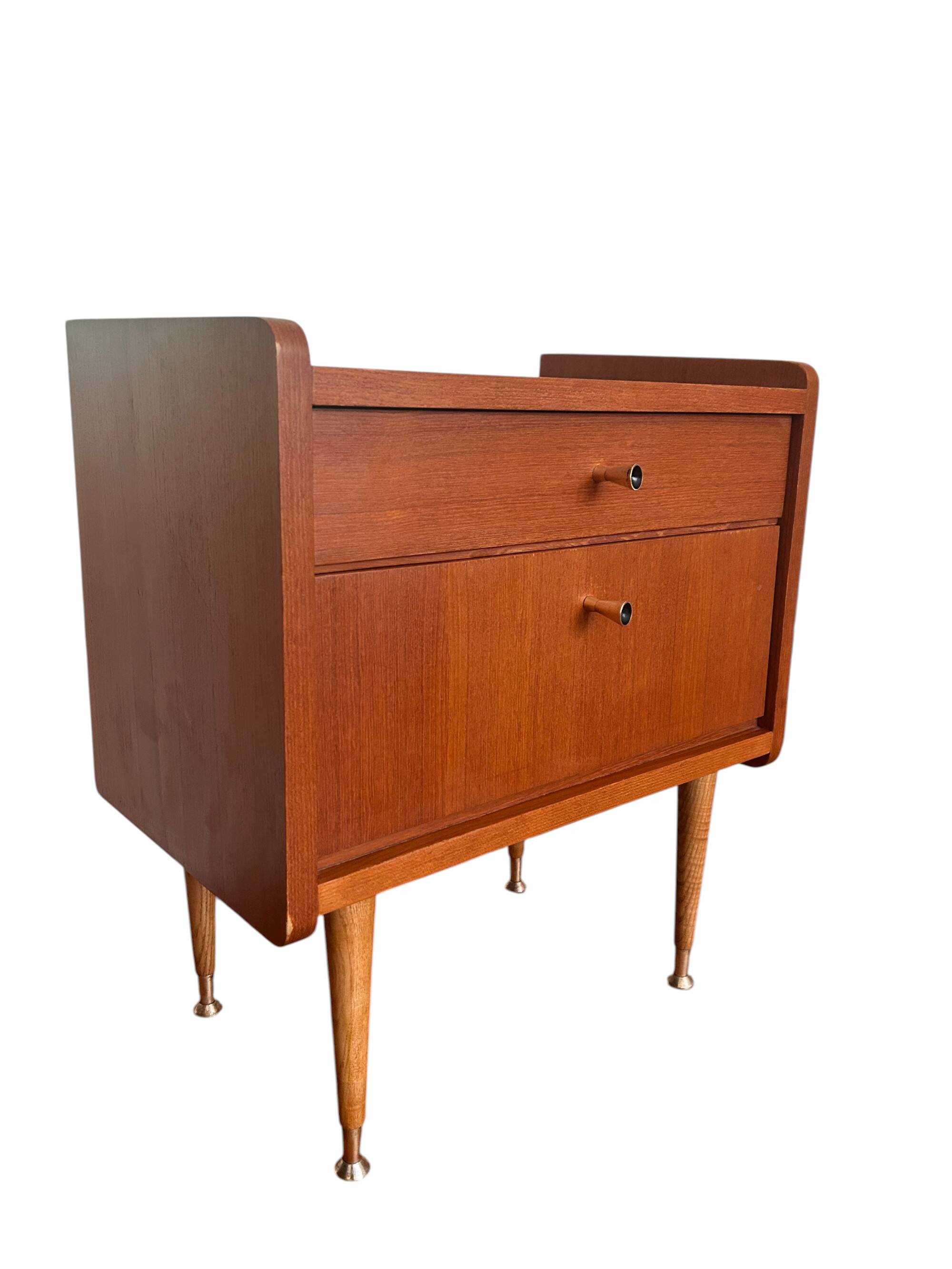 MDK Belgium bedside tables, 1960s