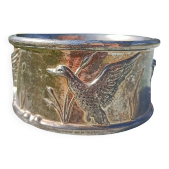Silver bird bowl