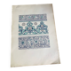 Lithographie ancienne orientale - Ornements de la Perse