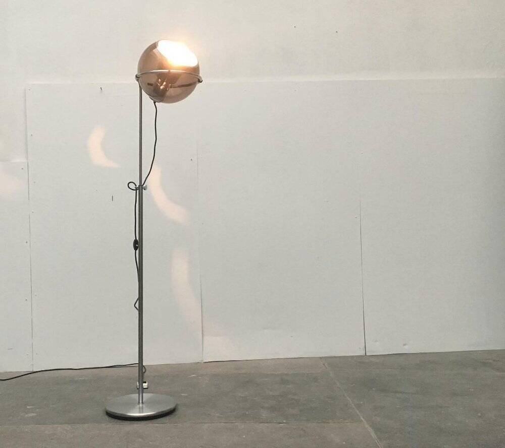 Mid-century Dutch space ball floor lamp by Gepo, 1960s.