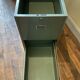 Industrial furniture Suspended back storage box