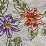 Cotton tablecloth and towels entirely handmade