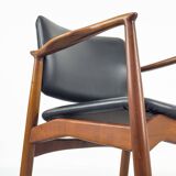 Fauteuil en teck danois par Erik Buch pour Ørum Møbelfabrik, années 1960.