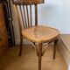 Pair of wooden bistro chairs