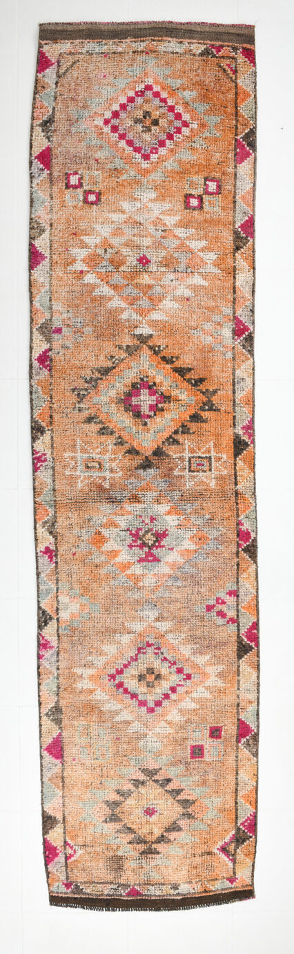 3x11 turkish vintage runner rug, 3x11 herki runner, hallway kitchen rug, 330x83cm