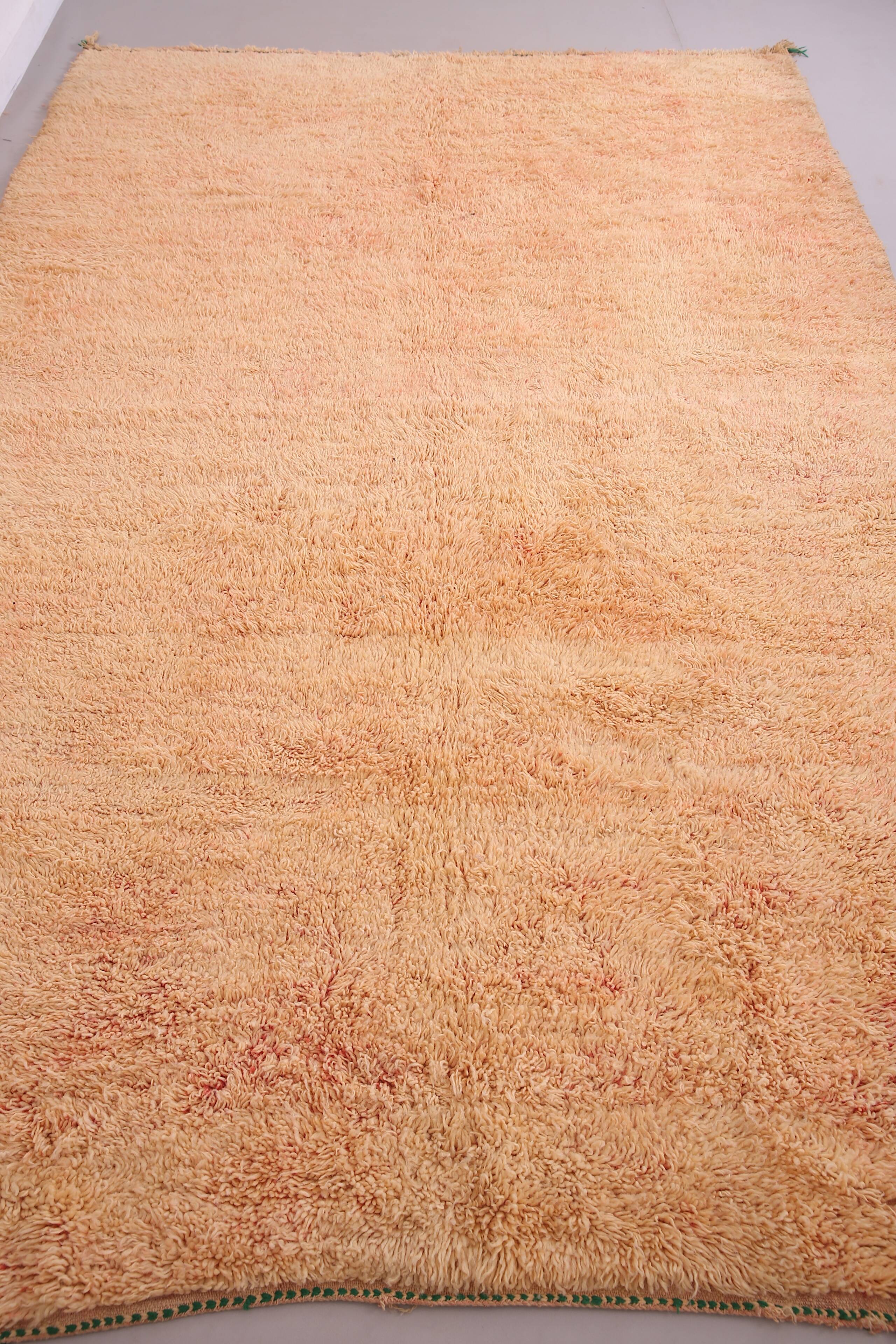 Vintage Moroccan Rug 215 x 336 cm - Handmade Moroccan Rug - Old Berber Rug