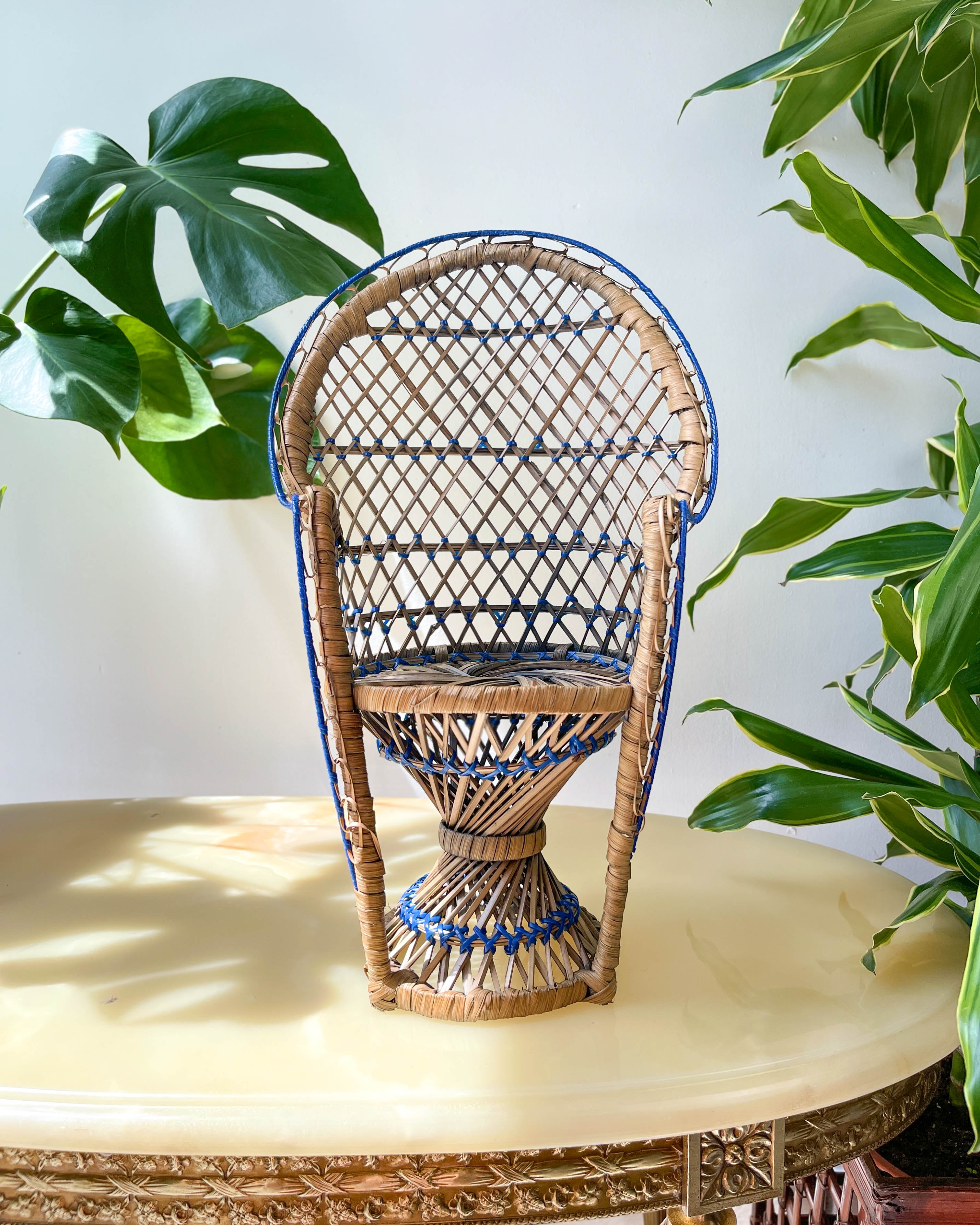 Emmanuelle rattan armchair for dolls