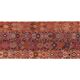 Vintage Turkish kilim, handwoven, 137x316 cm.