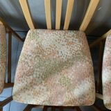 Magnificent set of 6 Italian high back dining chairs from the 20th century