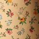Pair of lamps with hand-painted floral shades