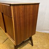 Mid-Century Retro Vintage Teak Cocktail Credenza / Sideboard by Beautility