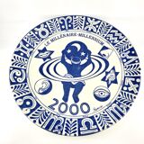 Plat en porcelaine Le millenium