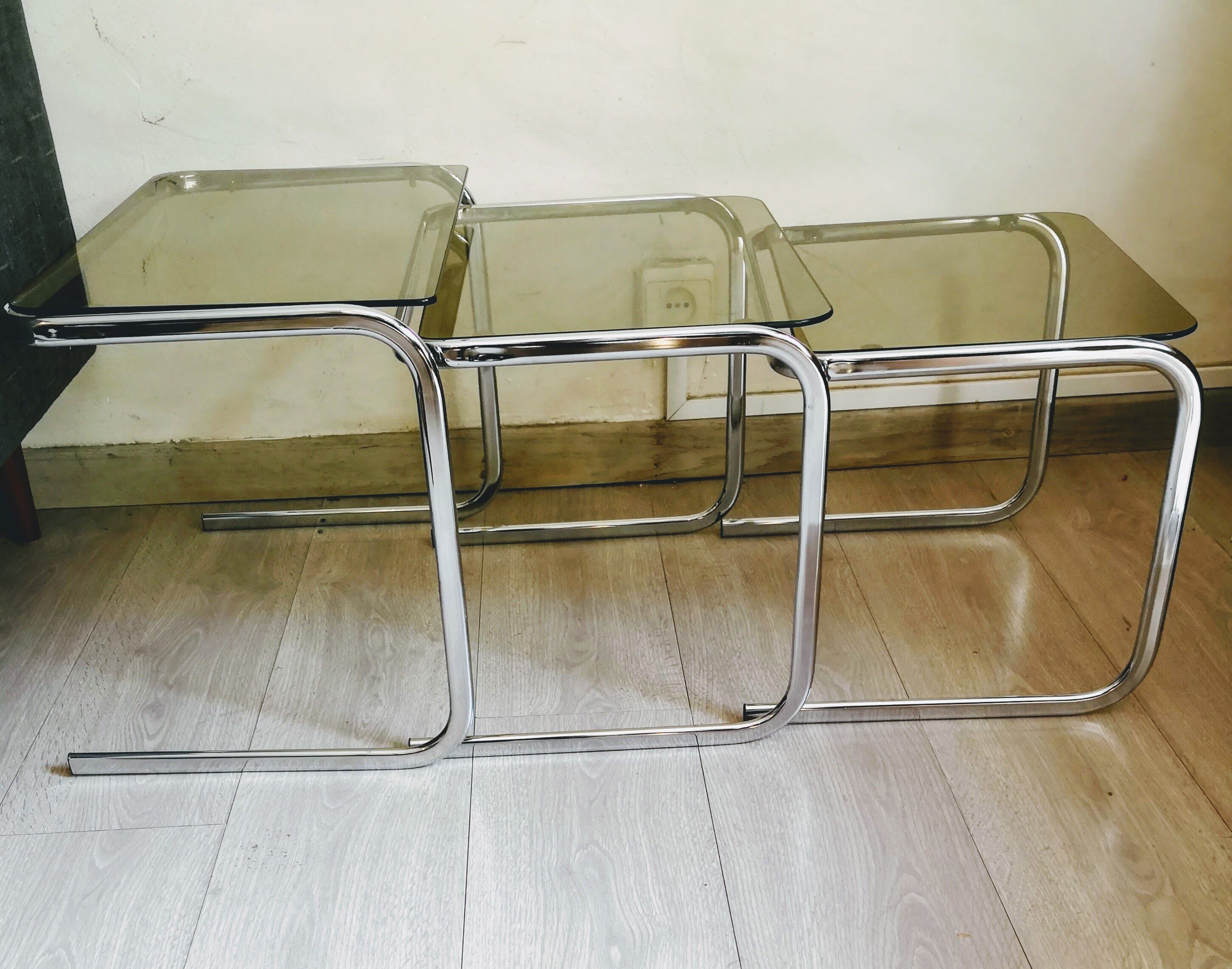 Tables pull-out vintage 70's