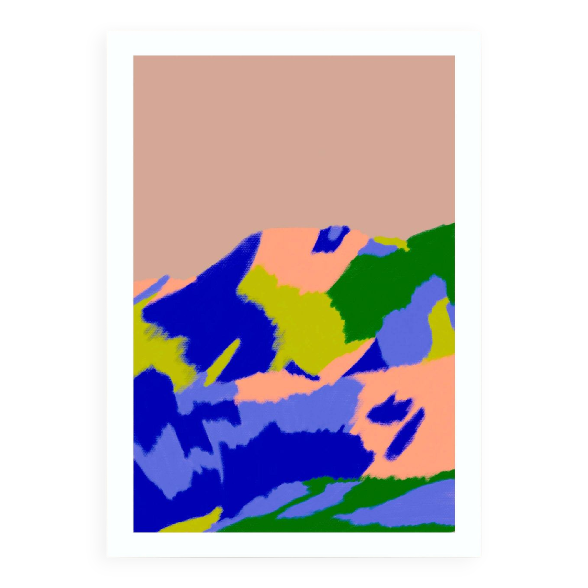 Montchavin - Limited edition art print (A4)