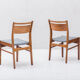 Lot de 4 chaises à manger, design hollandais, années 1950