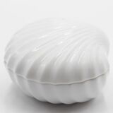 Japanese ceramic shell box