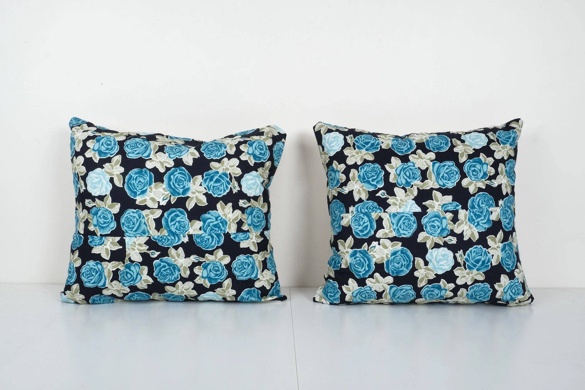 Set of 2 vintage Turkish cushion covers 48x46 cm