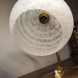 Desk lamp art deco glass Clichy