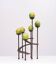 Vintage spiral wrought iron candle holder 1970s Austria