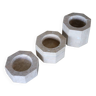 Travertine candle holders 3 pieces