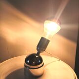 Culbuto lamp in steel design 70s