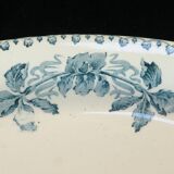 Oval faience ravier terre de fer bocage nº2