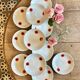 Lot de 11 assiettes creuses vintage, Scherzer Bavaria