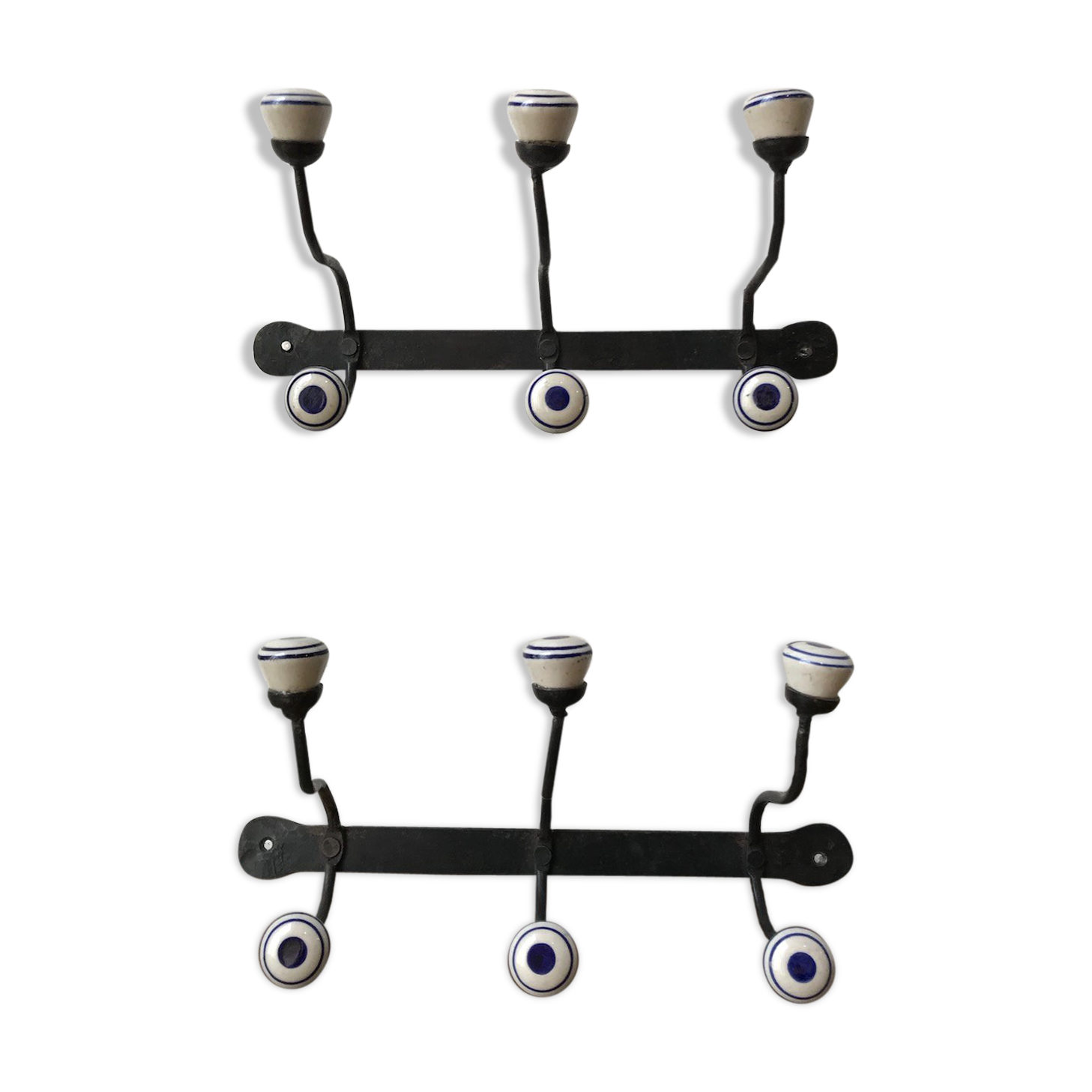 Porcelain and wrought iron