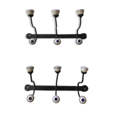 Porcelain and wrought iron