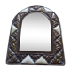 Miroir marocain laiton doré 12x14cm