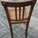 Renovated wicker-seated bistro chair