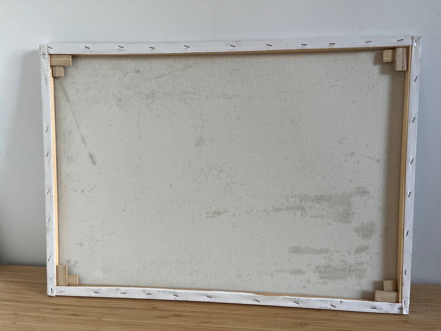 The snow - landscape, oil on canvas