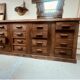 Old oak mercer’s furniture