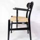 Armchair Model CH26 In Black Oak By Hans J. Wegner For Carl Hansen & Son