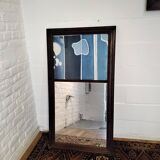 Overmantel mirror abstract decor