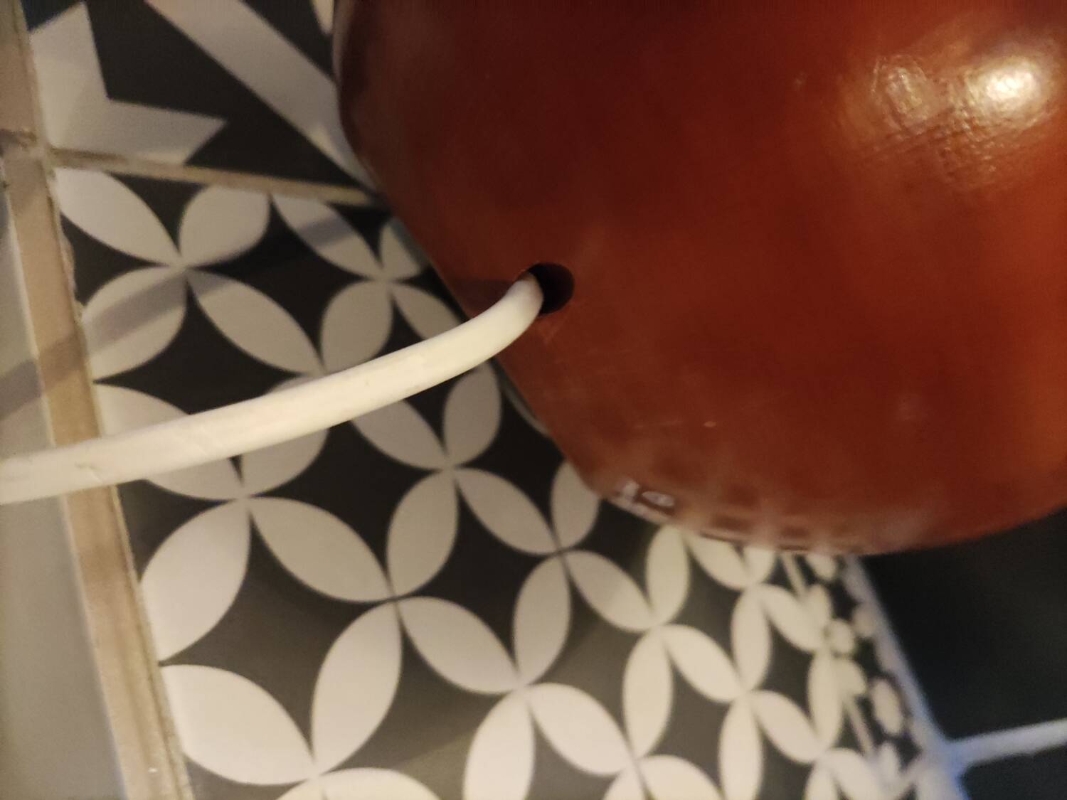 Wooden ball lamp base made in Italy