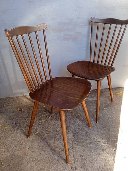 Pair of Baumann chairs, Menuet model, 1960/70