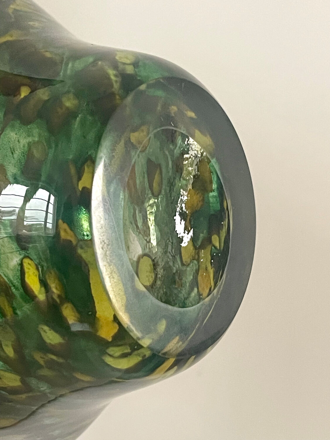 Blown glass vase 1970.