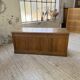 1950s oak office counter