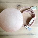 Pink art deco table lamp